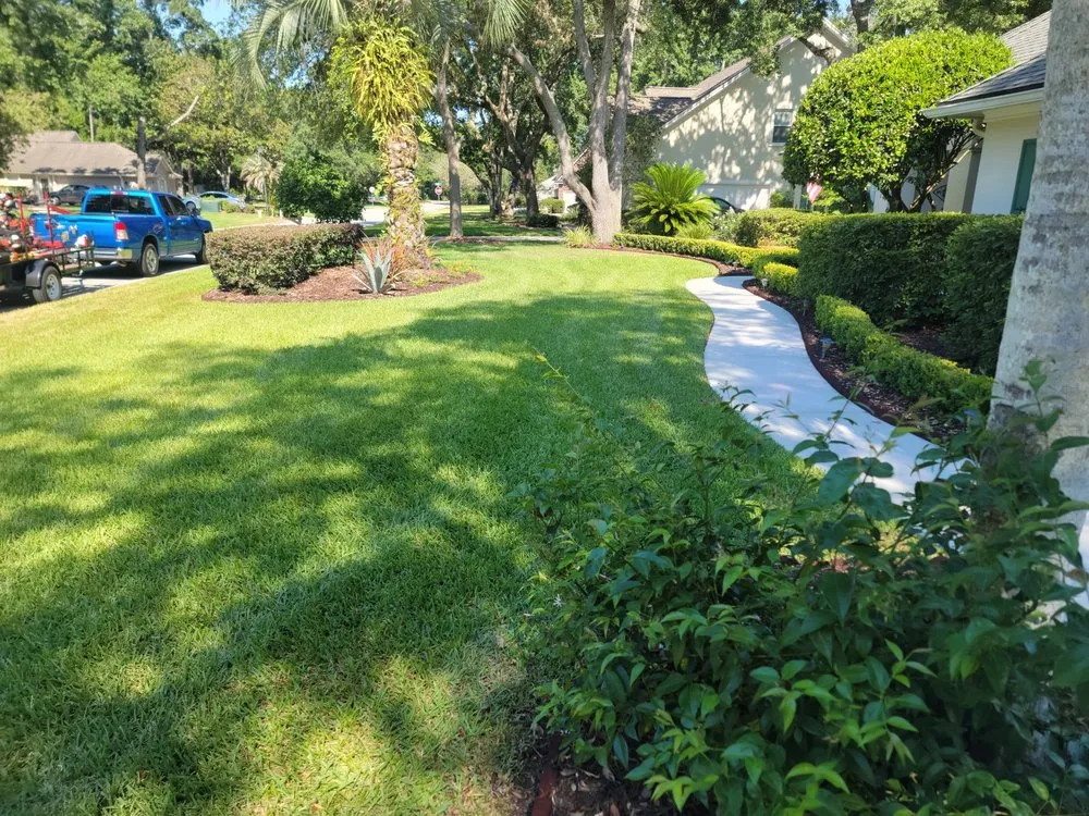 Local landscape installation in Saint Johns, FL by Michael's Lawn & Landscaping