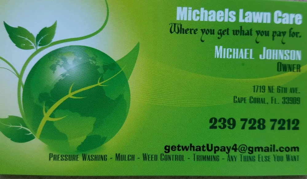 Professional yard maintenance experts serving Cape Coral, FL - Michaels Lawn Care