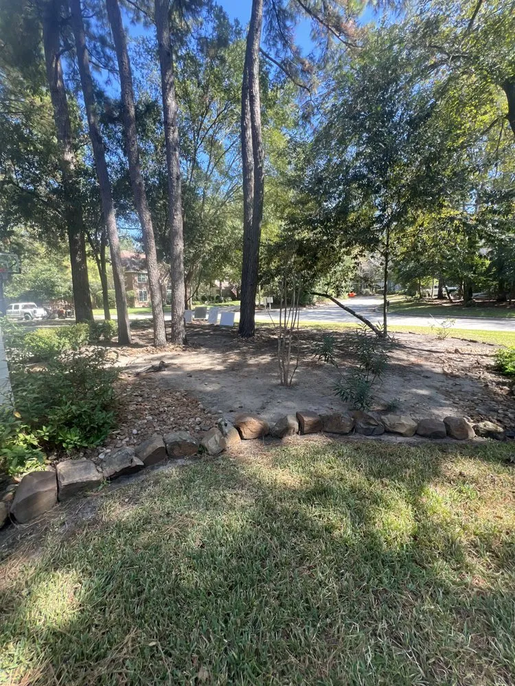 Top-rated yard cleanup service with custom design in Cut and Shoot, TX by Michaels Lawn Care