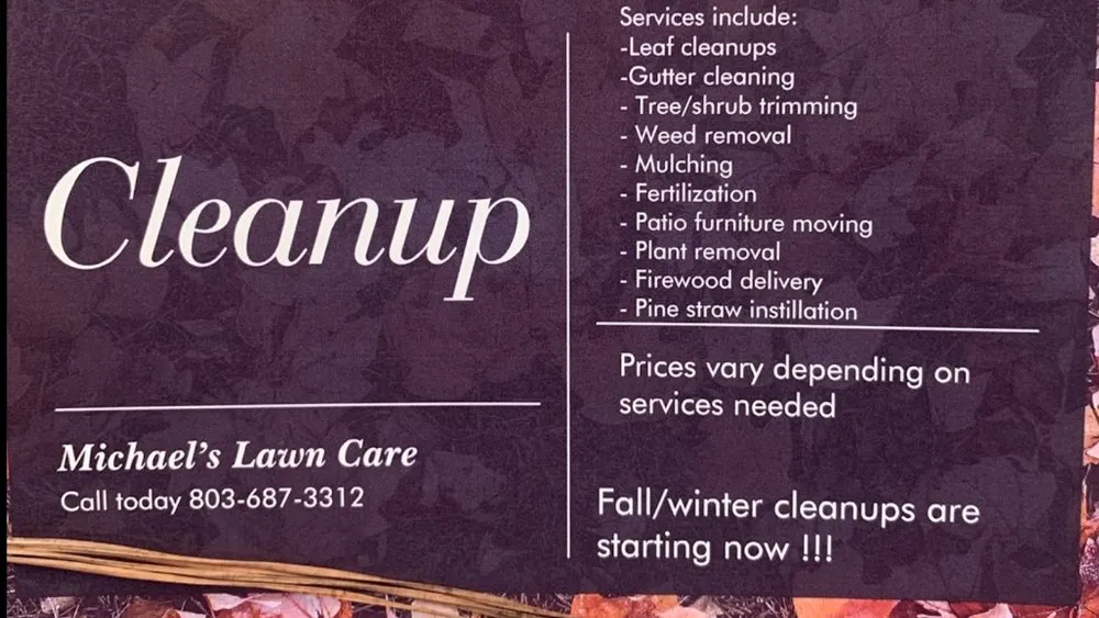 Top-rated yard cleanup service with custom design in Leesville, SC by Michaels Lawn Care