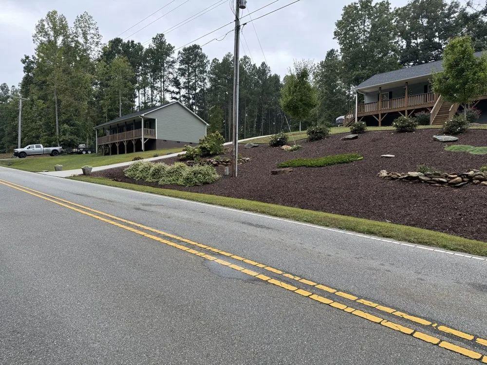 Top-rated landscape design for beautiful yards in Denton, NC by Michael’s Mowing & More