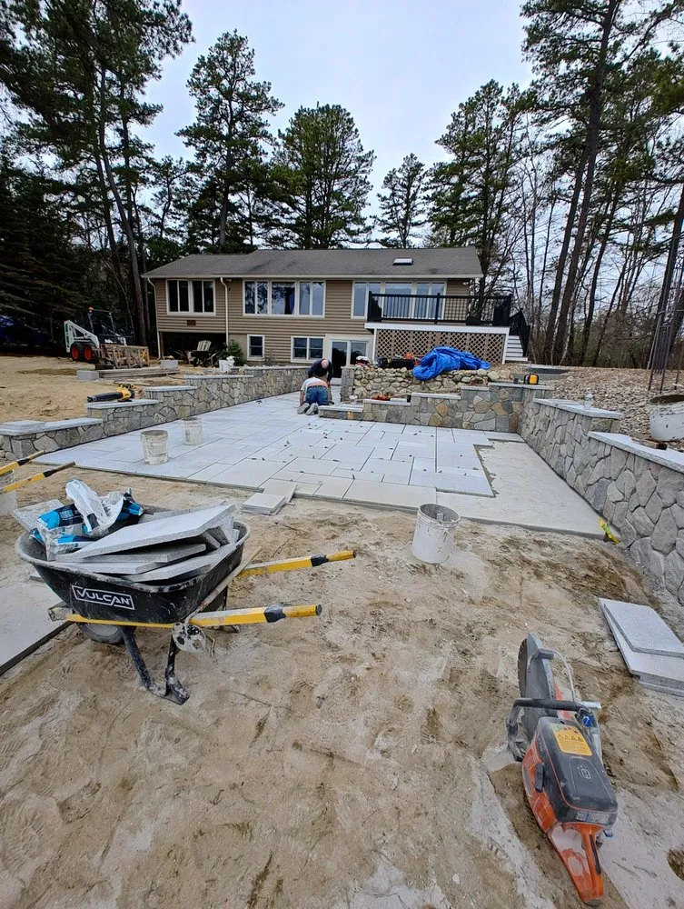 Affordable lawn care service with custom design in Peabody, MA by Michaud and Sons Landscaping and Snow Care