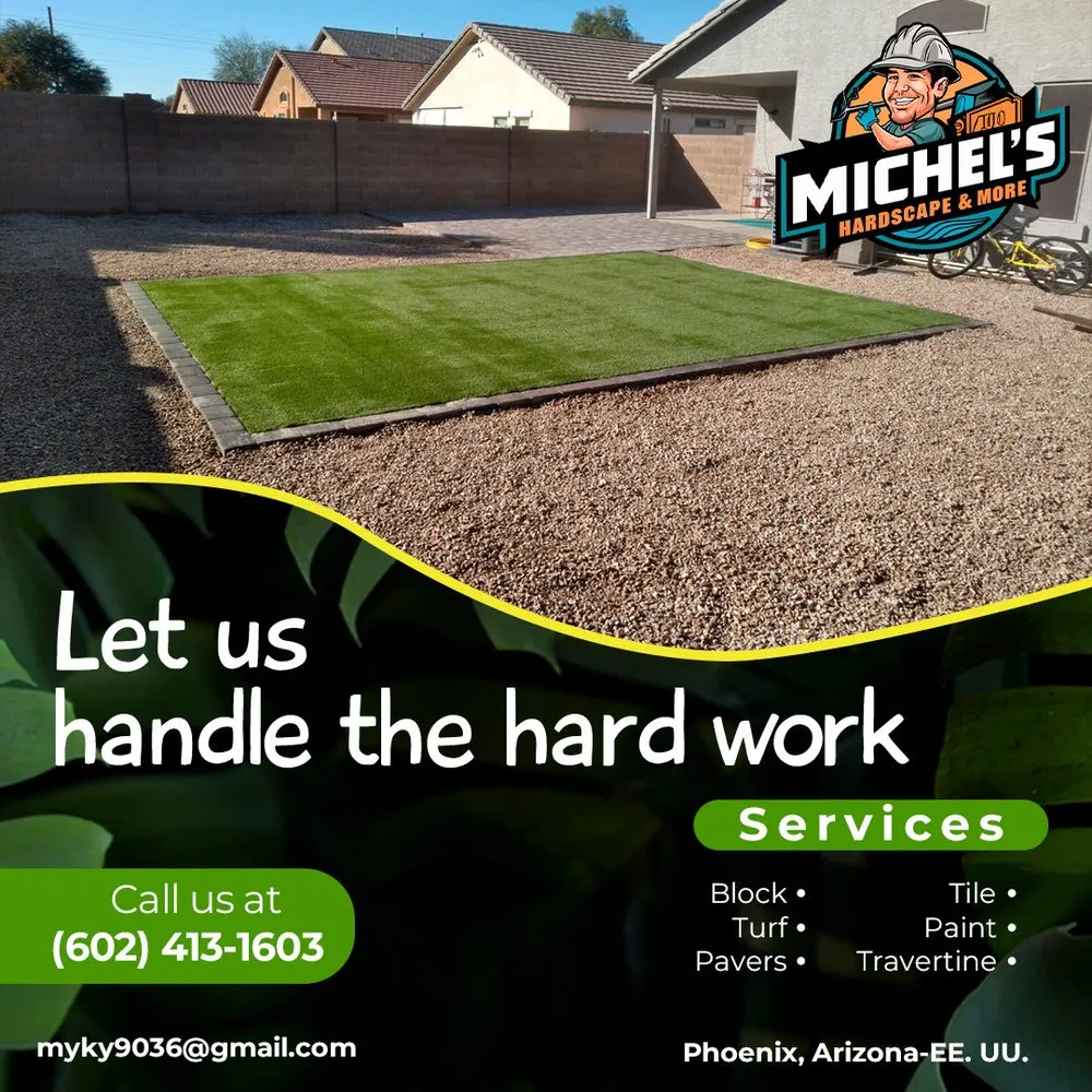 Custom lawn mowing service in Mesa, AZ - Michel's Hardscape & More