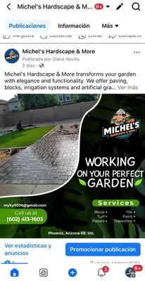 Michel's Hardscape & More Logo