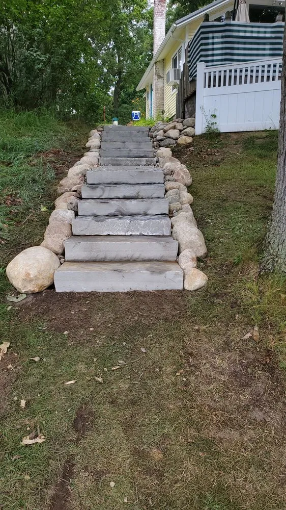 Trusted garden landscaping in Union, MI by Michiana Boulders lawn care & Landscaping