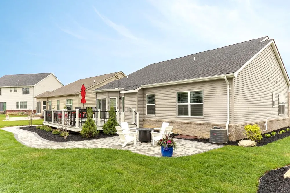 Custom garden landscaping in Brighton Township, MI by Michigan Landscape Professionals
