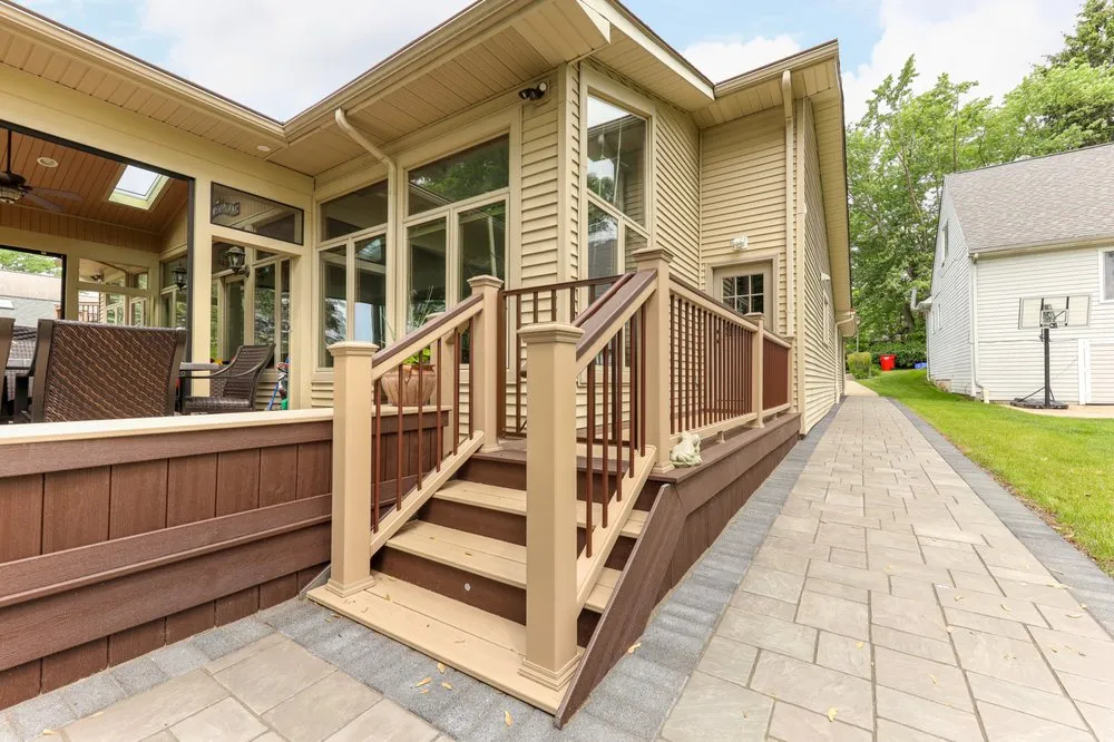 Custom residential landscaping in Brighton Township, MI by Michigan Landscape Professionals