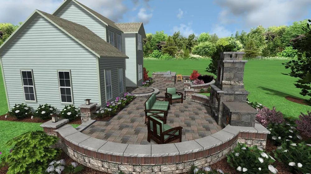 Custom landscape design for outdoor upgrades across Harbor Springs, MI - Michigan Pete Landscaping