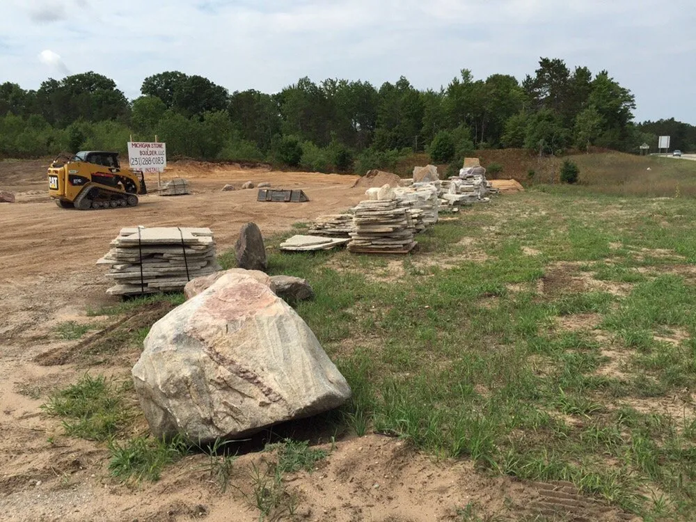 Affordable lawn mowing service with custom design across Kalkaska, MI - Michigan Stone & Boulder