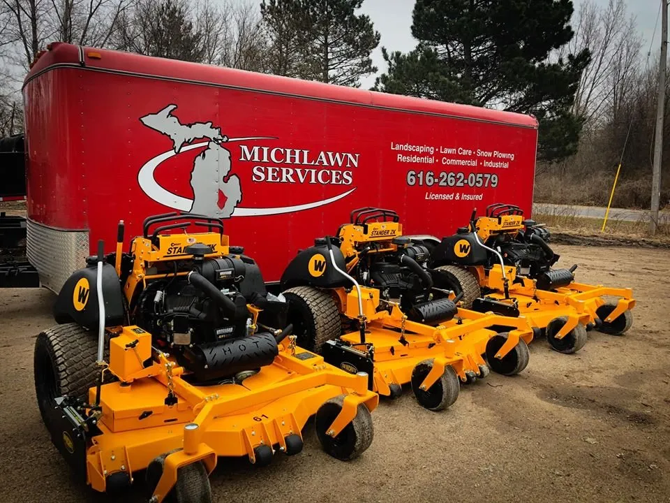 Affordable residential landscaping in Byron Center, MI by Michlawn Services