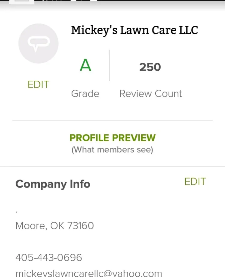 Top-rated lawn mowing service in Moore, OK by Mickey's Lawn Care