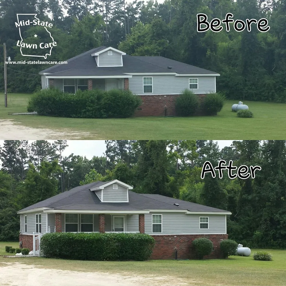 Professional landscape installation in Gray, GA - Mid-State Lawn Care