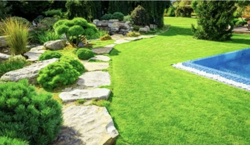 Expert lawn mowing service with custom design across Eugene, OR - Mid-Valley Landscaping