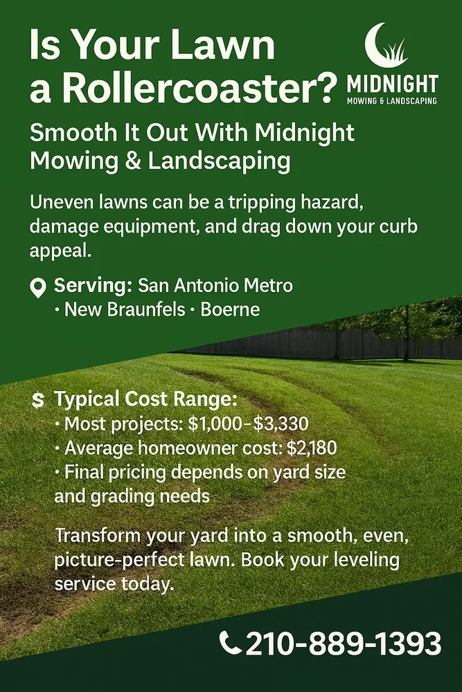 Affordable residential landscaping for year-round maintenance in San Antonio, TX by Midnight Mowing And Landscaping