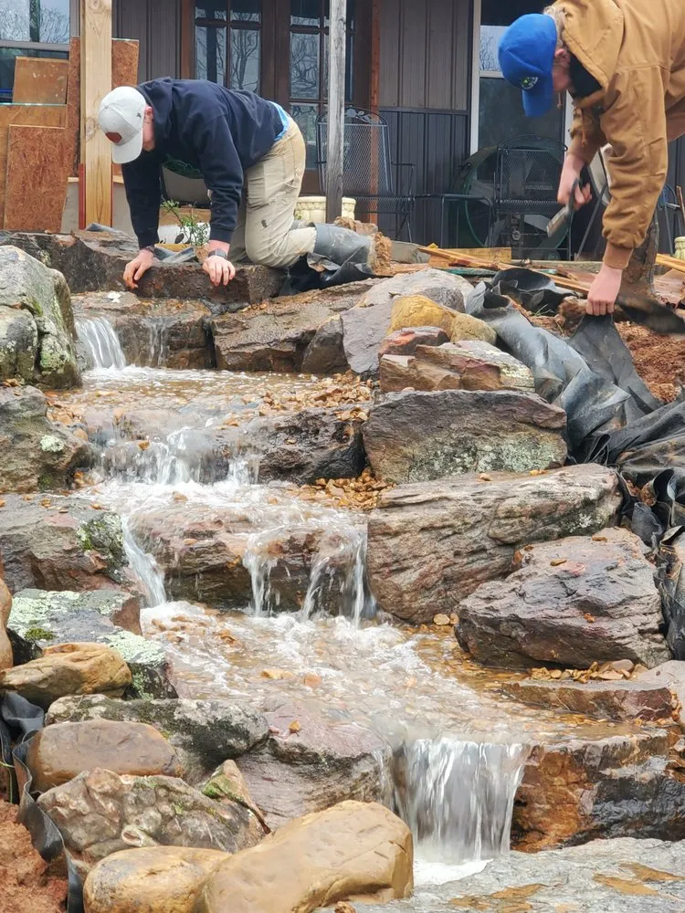 Custom landscape design in Memphis, TN by MidSouth Ponds