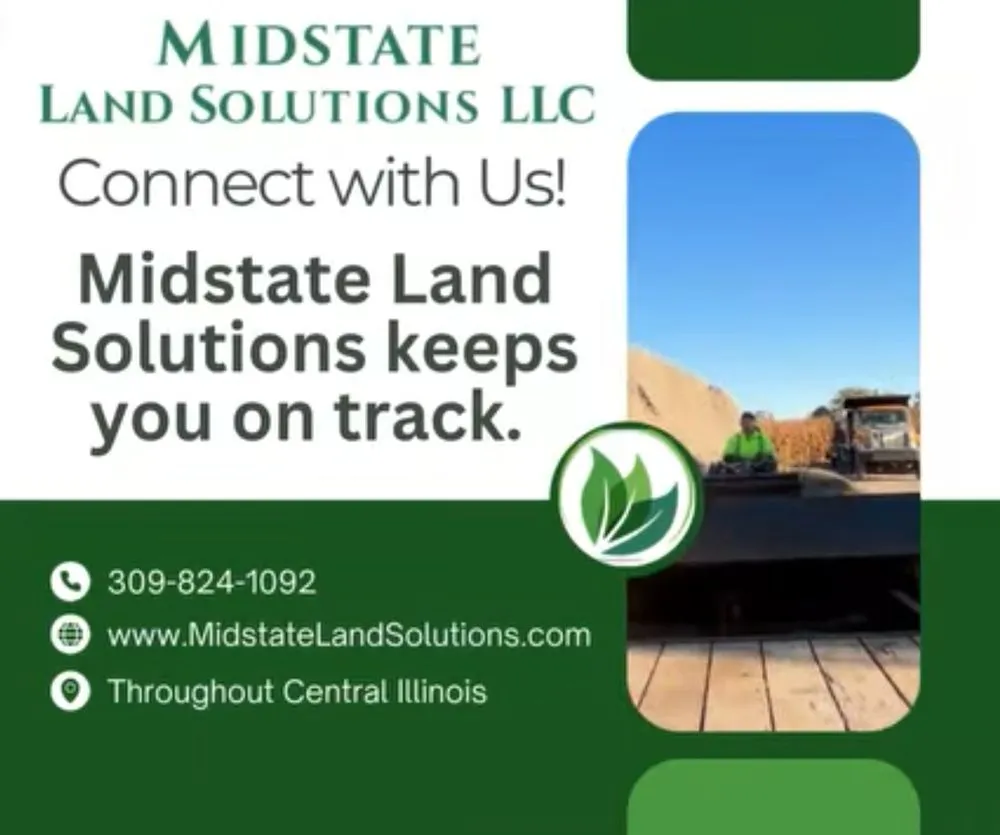 Custom landscaping services for outdoor upgrades in Bloomington, IL by Midstate Land Solutions
