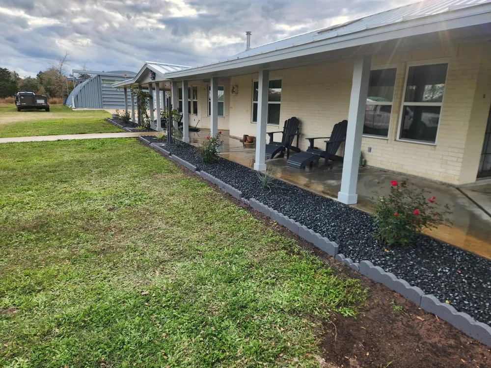 Affordable outdoor landscaping in Columbus, TX by Midway Water Gardens