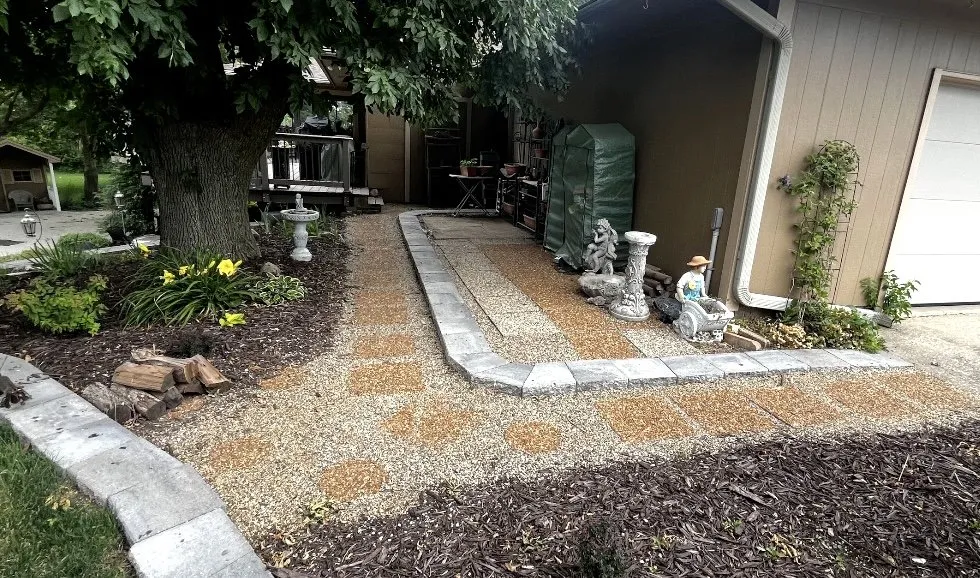 Professional yard maintenance with custom design across Altoona, IA - Midwest Lawn & Fence