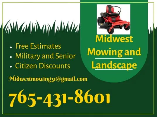Midwest Mowing And Landscape Logo