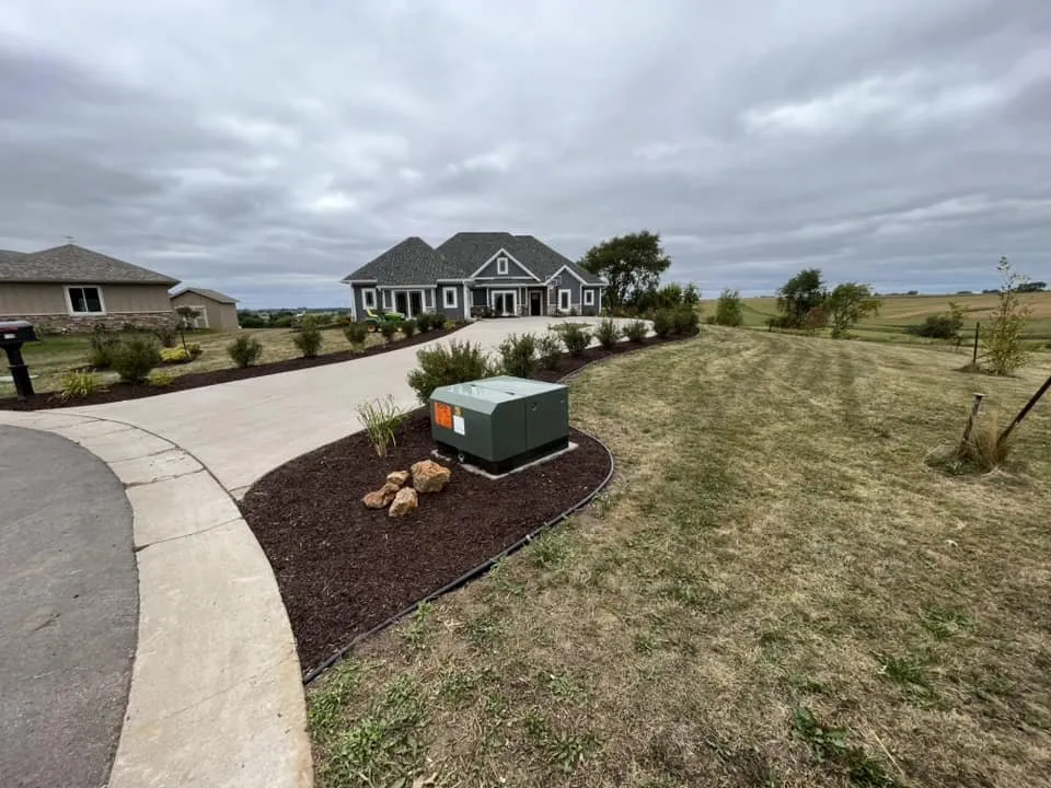 Custom residential landscaping for residential properties in Cashton, WI by Midwest Property Renovation