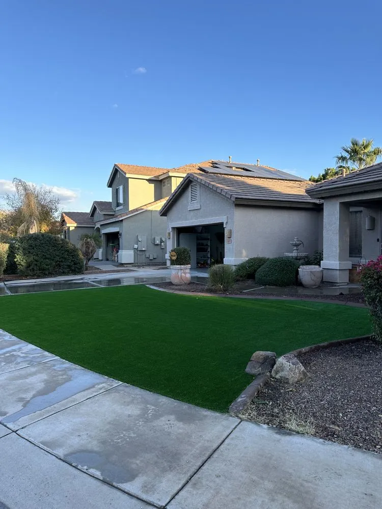 Professional outdoor landscaping for year-round maintenance in Surprise, AZ by Mighty Canyon Landscape