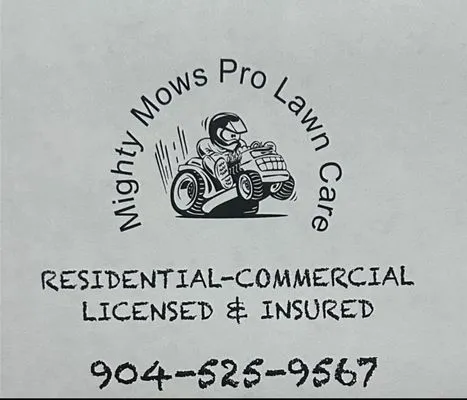Mighty Mows Pro Logo
