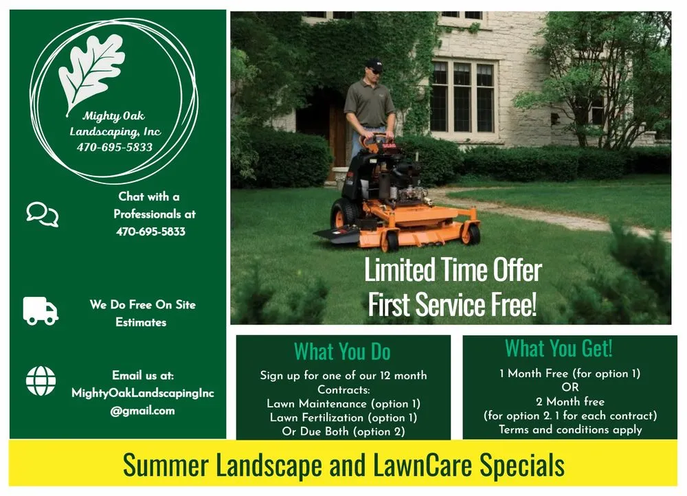Professional residential landscaping near you in Suwanee, GA by Mighty Oak Landscaping