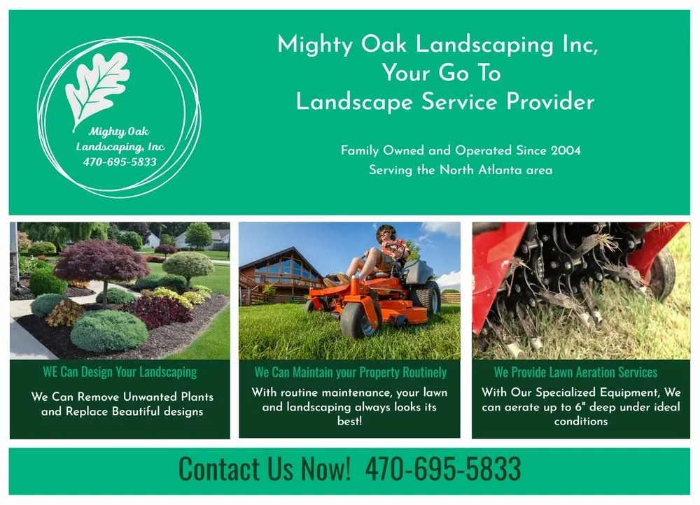 Expert residential landscaping for residential properties across Suwanee, GA - Mighty Oak Landscaping