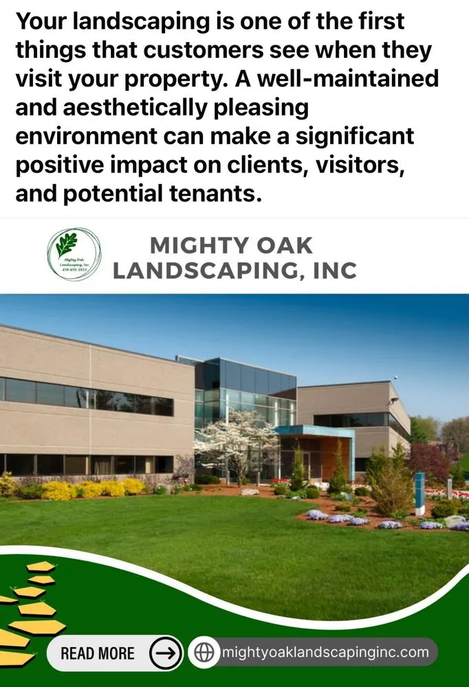 Custom lawn mowing service in Suwanee, GA by Mighty Oak Landscaping