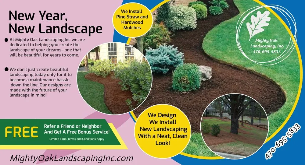 Custom yard cleanup service experts serving Suwanee, GA - Mighty Oak Landscaping