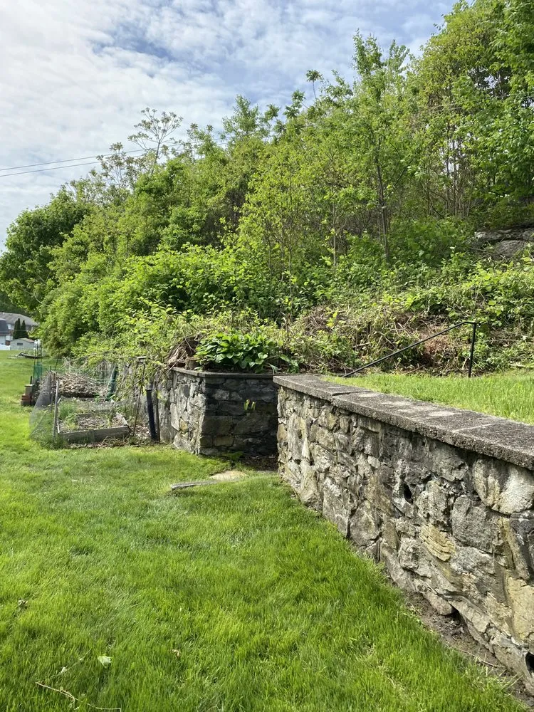 Custom outdoor landscaping for year-round maintenance in Waterbury, CT by Mighty Solutions