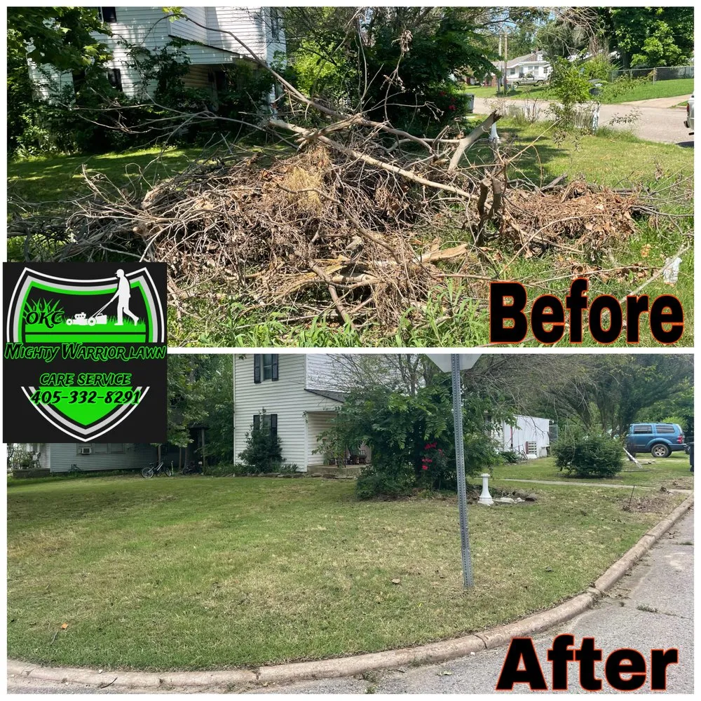 Trusted lawn care service experts serving Shawnee, OK - Mighty Warrior Lawn Care Service