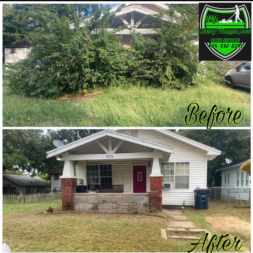Custom landscape installation experts serving Shawnee, OK - Mighty Warrior Lawn Care Service