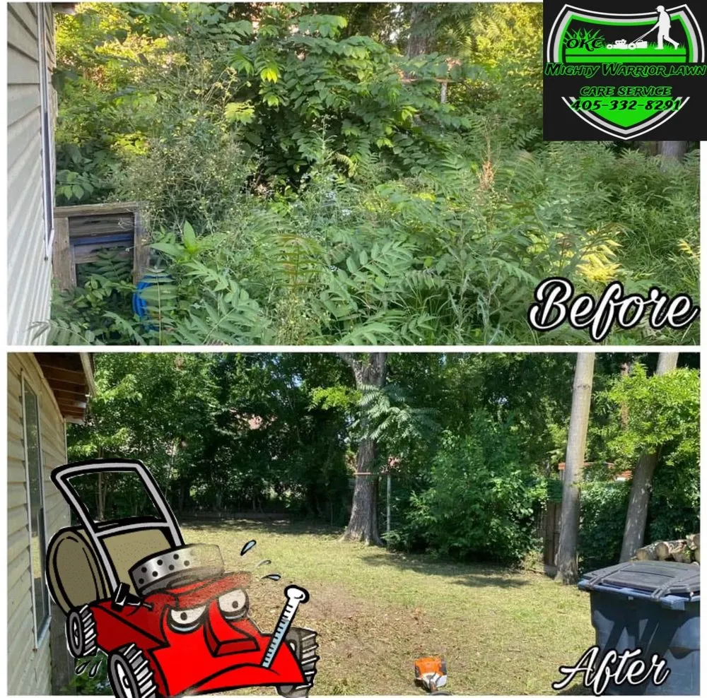 Local outdoor landscaping near you in Shawnee, OK by Mighty Warrior Lawn Care Service