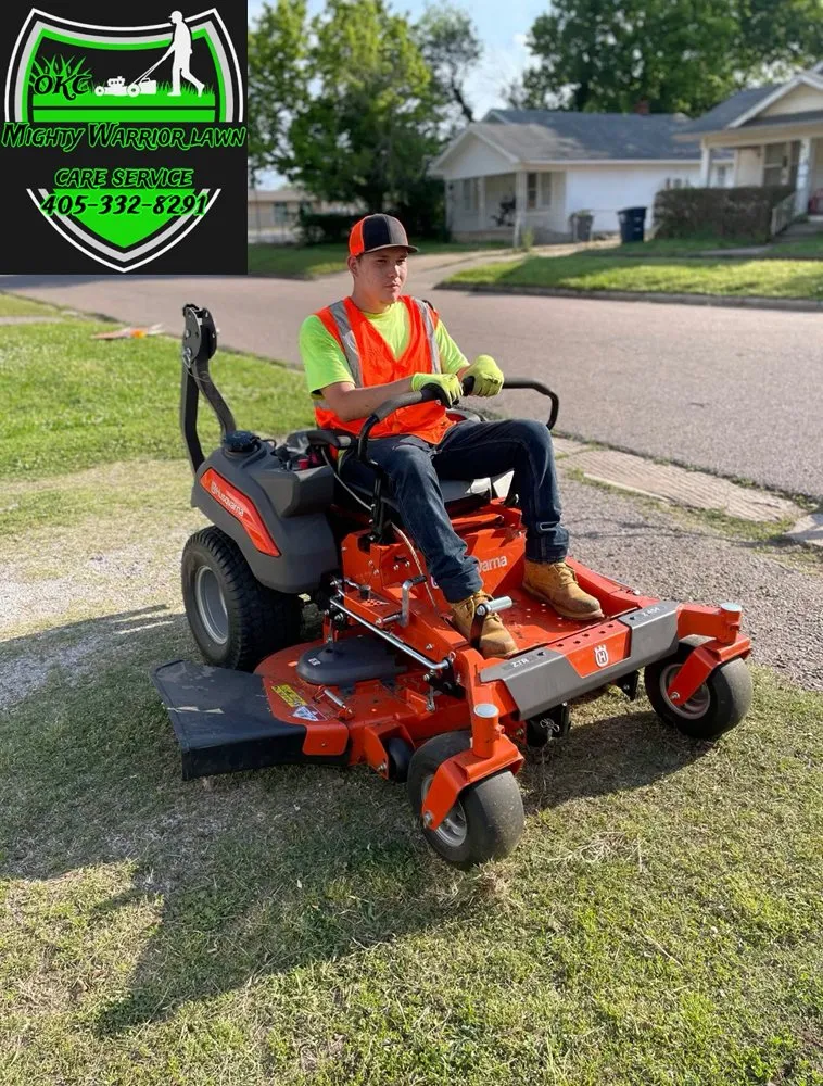 Trusted outdoor landscaping with custom design in Shawnee, OK by Mighty Warrior Lawn Care Service