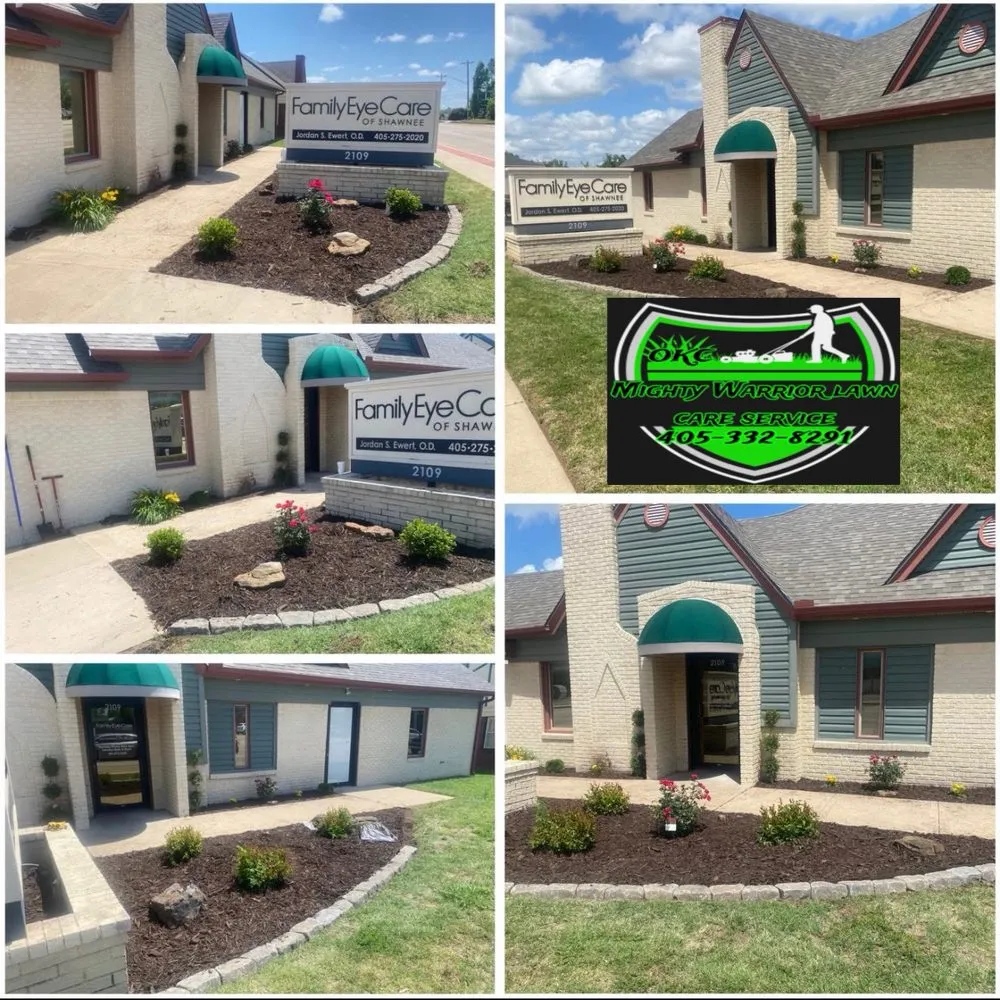 Professional yard maintenance for homes in Shawnee, OK by Mighty Warrior Lawn Care Service