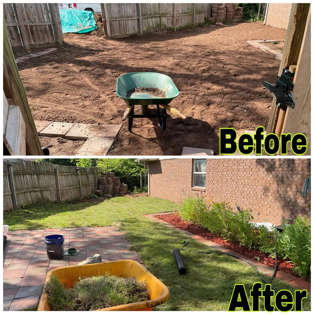 Professional residential landscaping experts serving Shawnee, OK - Mighty Warrior Lawn Care Service