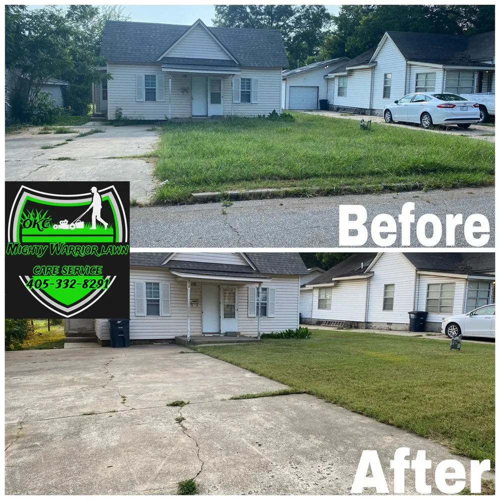 Trusted outdoor landscaping in Shawnee, OK by Mighty Warrior Lawn Care Service