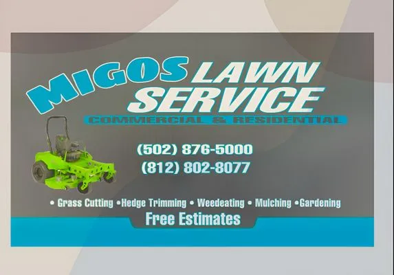 Migos Lawn Service Logo
