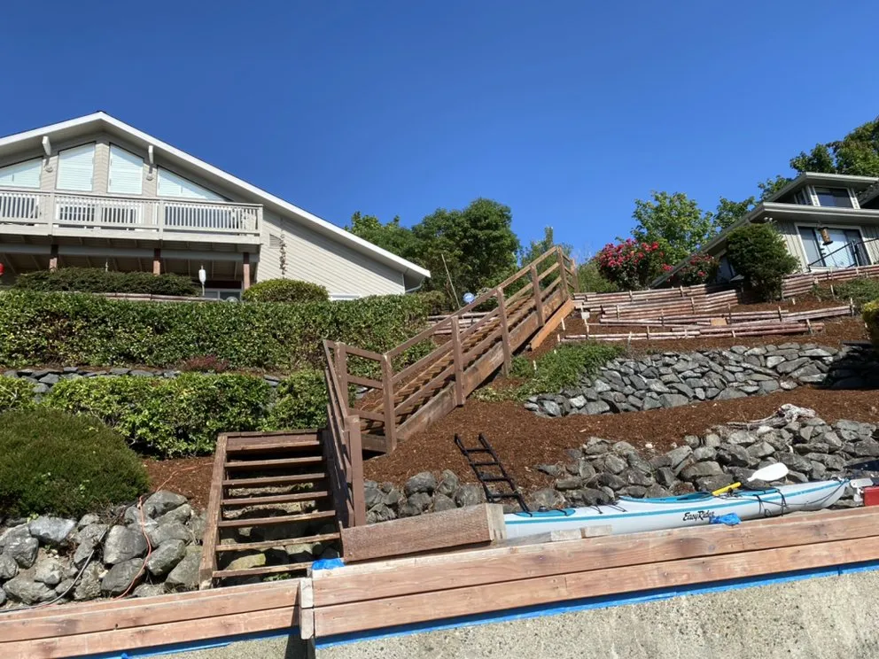 Professional landscape design for homes in Bremerton, WA by Miguel Gaspar lawn care