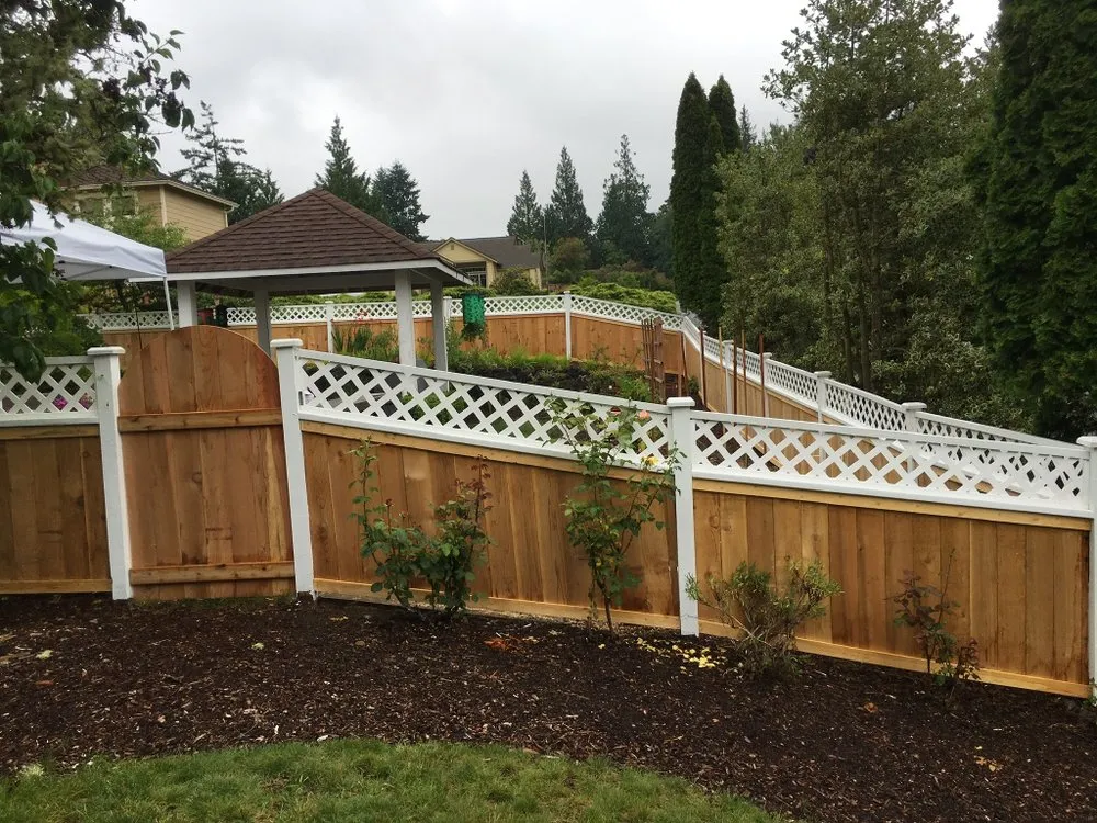 Custom lawn mowing service with custom design in Bremerton, WA by Miguel Gaspar lawn care