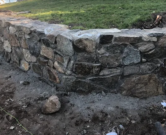 Custom garden landscaping with custom design in Swampscott, MA by Miguel Lopez Landscaping & Hardscaping