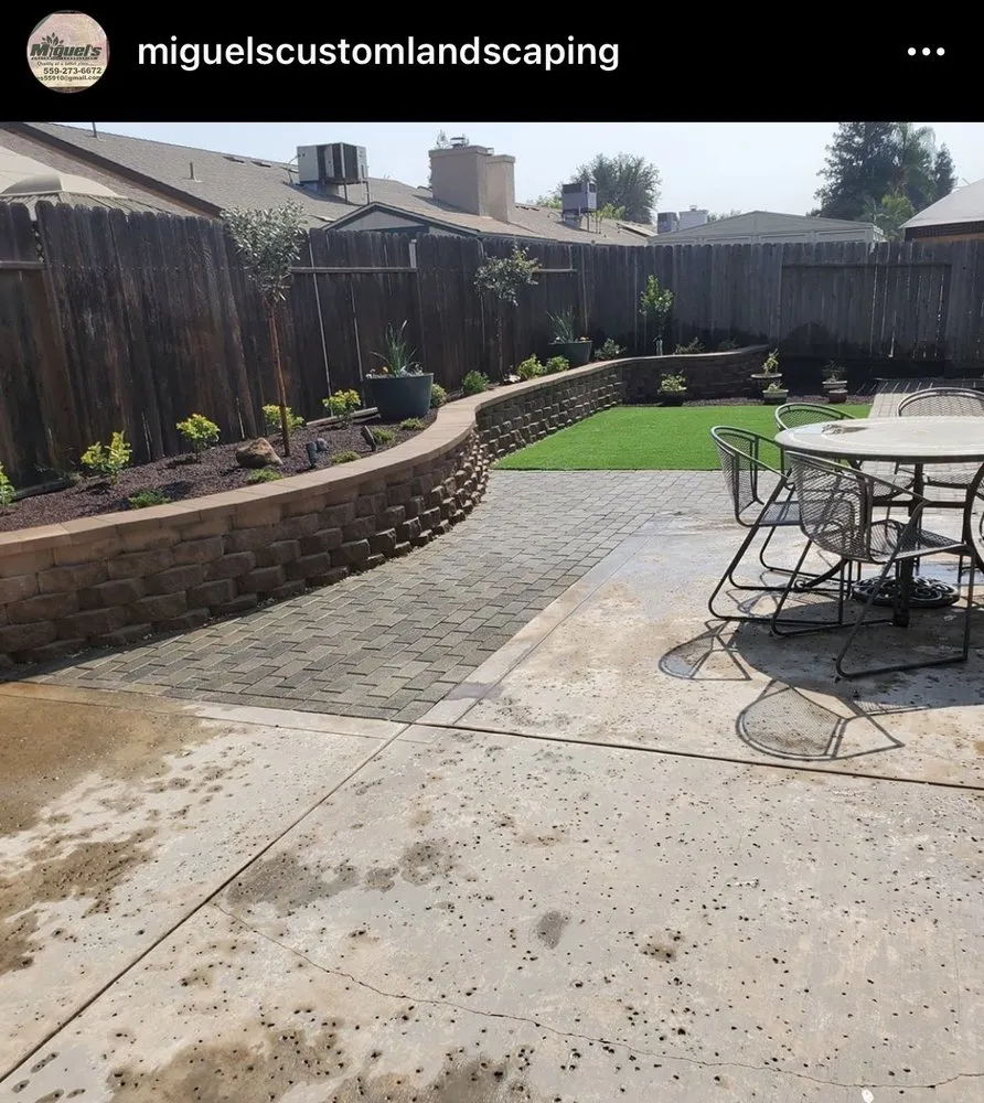 Local lawn care service with custom design in Fresno, CA by Miguel’s Custom Landscaping