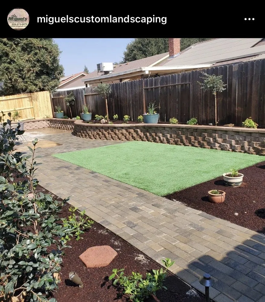 Trusted landscape design with custom design in Fresno, CA by Miguel’s Custom Landscaping