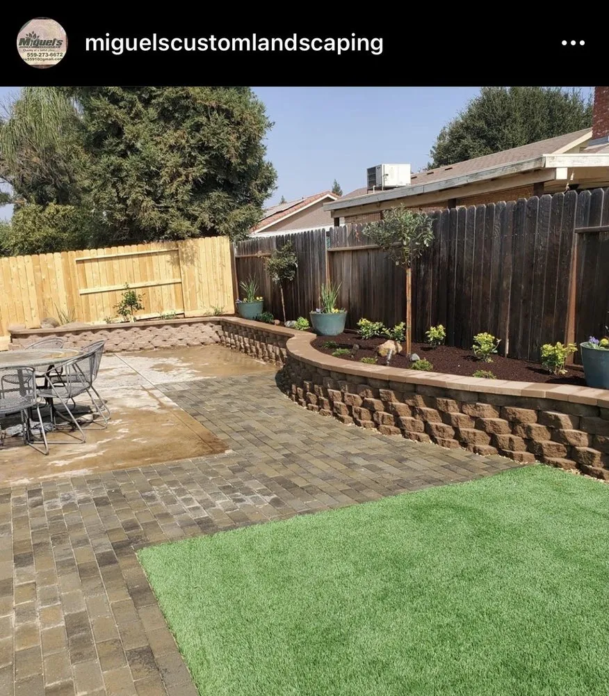 Local landscape installation experts serving Fresno, CA - Miguel’s Custom Landscaping