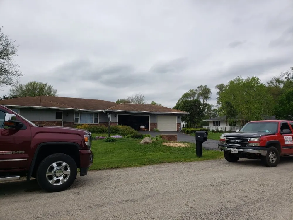 Custom garden landscaping in Rockford, IL by Mike & Son's Property Maintenance