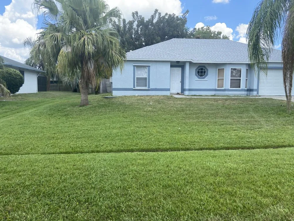 Professional residential landscaping in Port St Lucie, FL by Mike B Landscaping