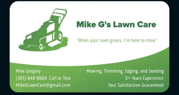 Mike G's Lawn Care Logo