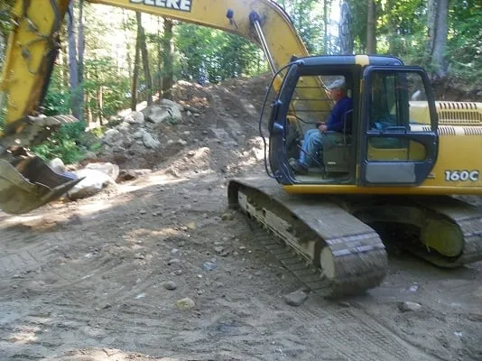 Affordable landscape design in Chester, VT by Mike Massey Logging & Excavating