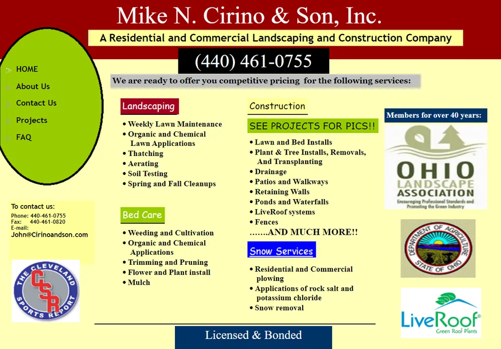 Reliable landscape design for year-round maintenance across Cleveland, OH - Mike N Cirino & Son